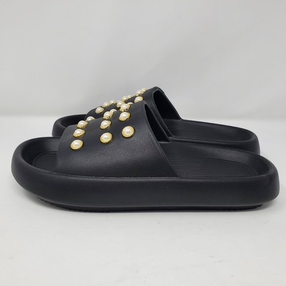 NIB Kenneth Cole Mello Eva Pearl Sandals Size 10 - Picture 5 of 15